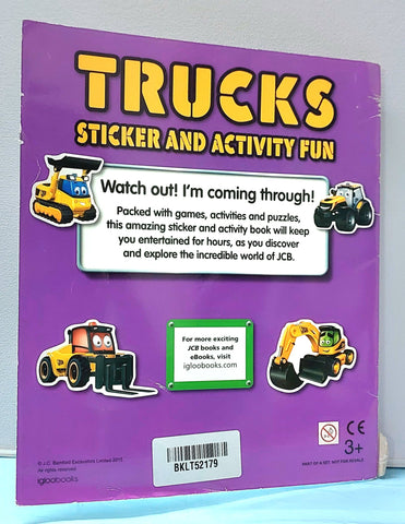 Trucks Sticker And Activity Fun - BKLT52179