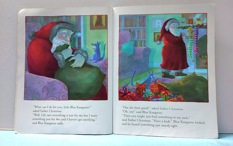 Merry Christmas Blue Kangaroo - BKLT52190
