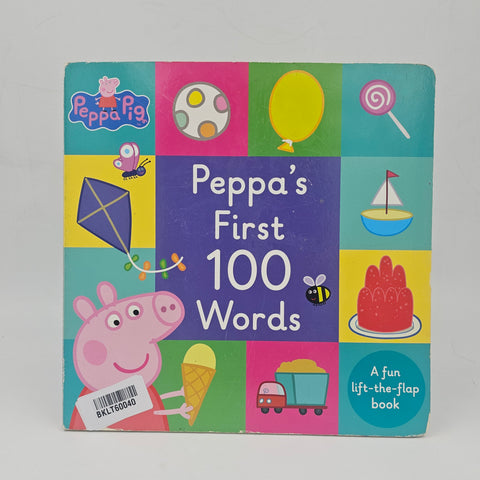 Peppa'S First 100 Words - BKLT60040