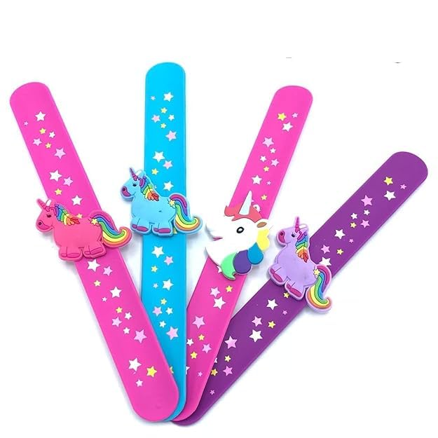 Colorful Star Slap Band For Girls Pack Of 1 Psc Random Colour - EKAS0175