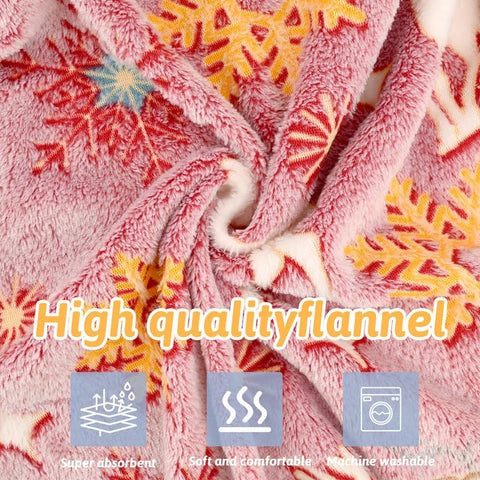 Glow in The Dark Radium Blanket for Kids Super Soft & Warm Glowing Blanket for Toddler All Seasons Baby Blanket Christmas Theme (50Inch)