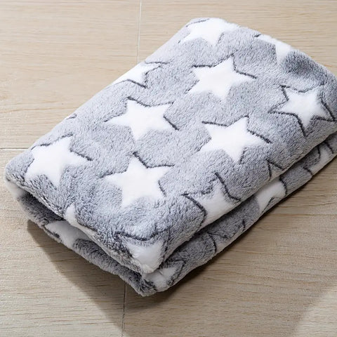 Glow in The Dark Radium Blanket for Kids Super Soft & Warm Glowing Blanket for Toddler All Seasons Baby Blanket Stars Theme (50 L x 37 H inch)