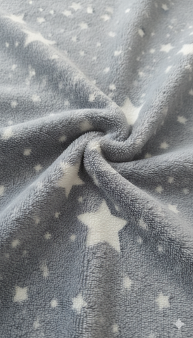 Glow in The Dark Radium Blanket for Kids Super Soft & Warm Glowing Blanket Stars Pattern-4 Theme  (59 L x 70 H Inch )