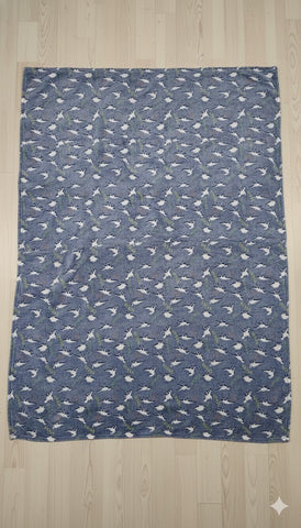 Glow in The Dark Radium Blanket for Kids Super Soft & Warm Dinosaurs Pattern Theme  (59 L x 70 H Inch )