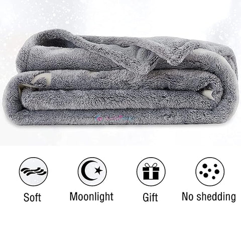 Glow in The Dark Radium Blanket for Kids Super Soft & Warm Glowing Blanket Dino Pattern Theme  (59 L x 39 H inch)