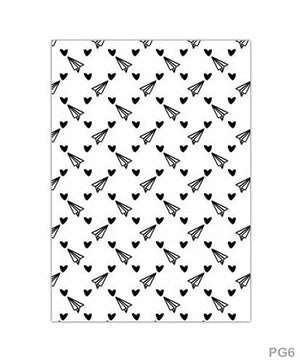 (10 Sheet) A4 Size Paper With Printed Rocket Design  - EKC2149