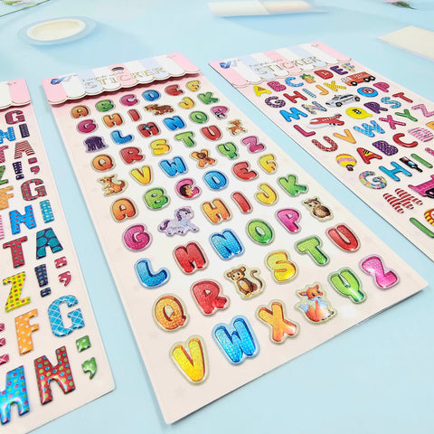 Alphabet Sticker 1 Pcs Random Design Will Be Shipped - EKC2154