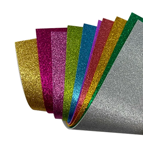 10 In 1 Plain Glitter Foam Sheet  - EKC2157