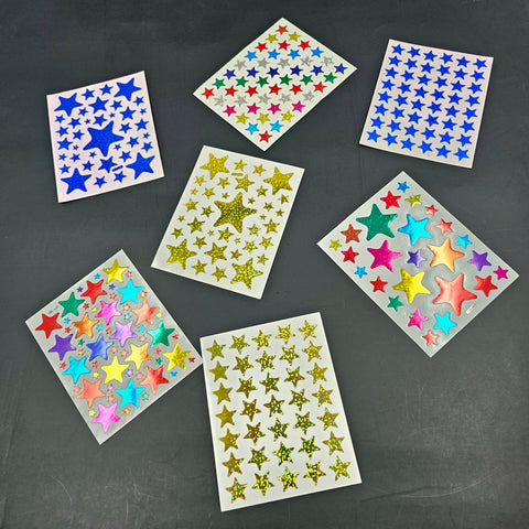 3D Star Sticker Pack of 10 Random Will Be Shipped - EKC2162
