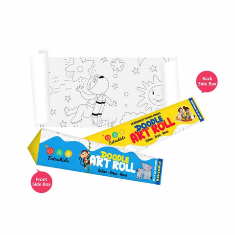 Extrokids Reuseable Universe Creation Doodle Art Roll - EKC2176