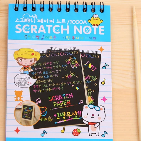 Mini Scratch Sheet 1pc Random Design Will Be Shipped - EKC2191