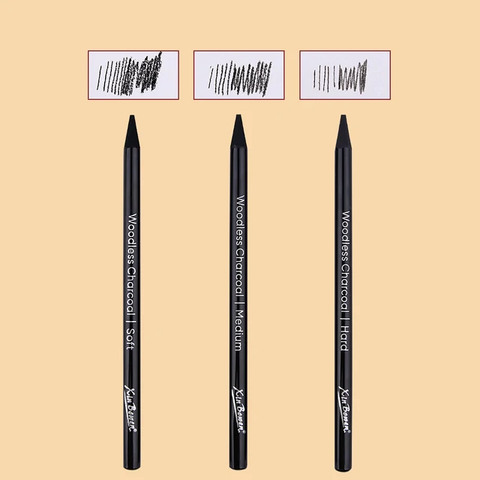 3Pcs Charcoal Pencil - EKC2194