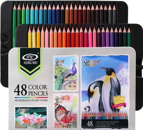 48 Pcs Color Pencil Set - EKC2204