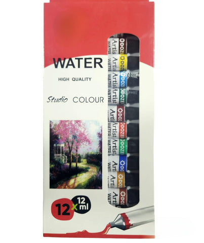 12Pcs Water Color Set - EKC2211