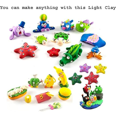 Soft Clay in 6 Vibrant Random Colors for Kids for Hands-On Creativity