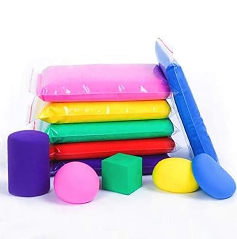 Soft Clay in 6 Vibrant Random Colors for Kids for Hands-On Creativity