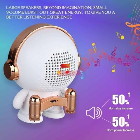 Smart Space Robot Bluetooth Speaker - EKH0135