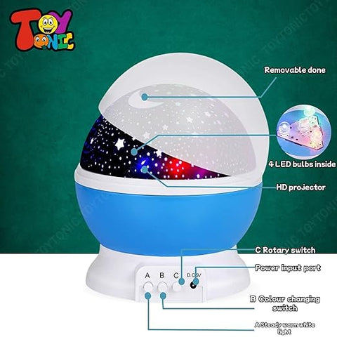 Star Master Galaxy Projector Rotating Lamp - EKH0136