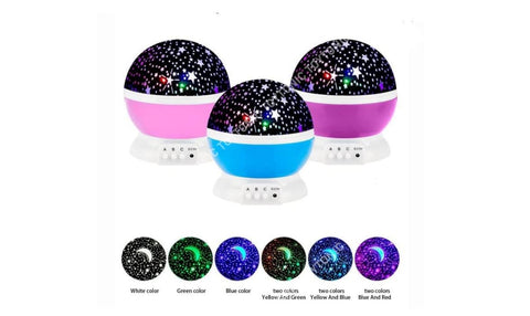 Star Master Galaxy Projector Rotating Lamp - EKH0136