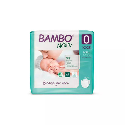 Bamboo Nature Diaper For Boys And Girls Pack Of 30 Size - S - EKJB0001