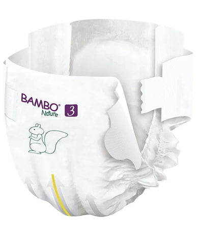 Bamboo Nature Diaper For Boys And Girls Pack Of 28 Size - M - EKJB0004