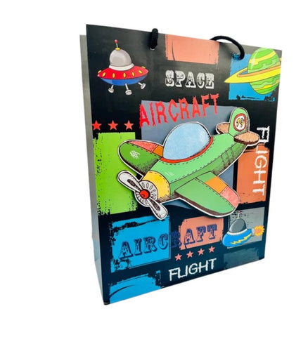 3D Return Gift Paper Bag Space Theme Aircraft - EKRG0024 - 6