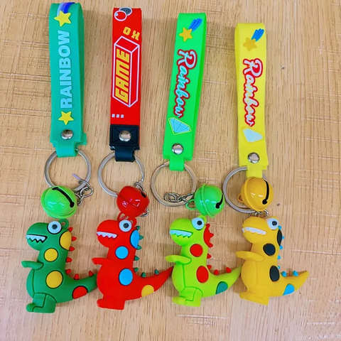 Dino Theme Key Chain 1Pc Random Design Will Be Shipped - EKSS0160