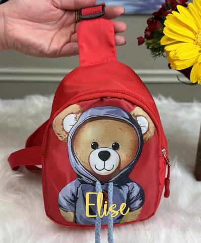 Bear Chest Bag Red - EKSS0166 - 5