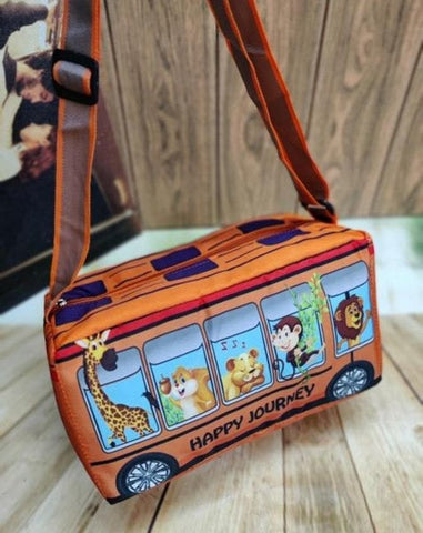 Bus Theme Lunch Bag - Orange - EKSS0176 - 2