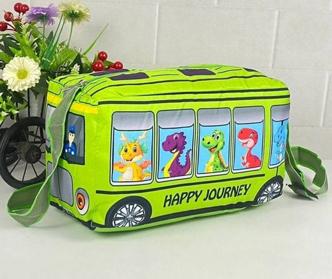 Bus Theme Lunch Bag - Green - EKSS0176 - 5