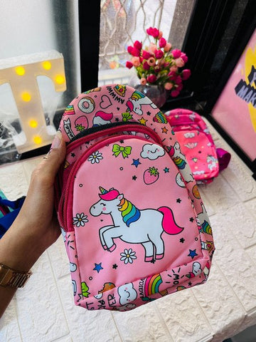 Kids Travel Chest Bag - Pink Unicorn - EKSS0177 - 3