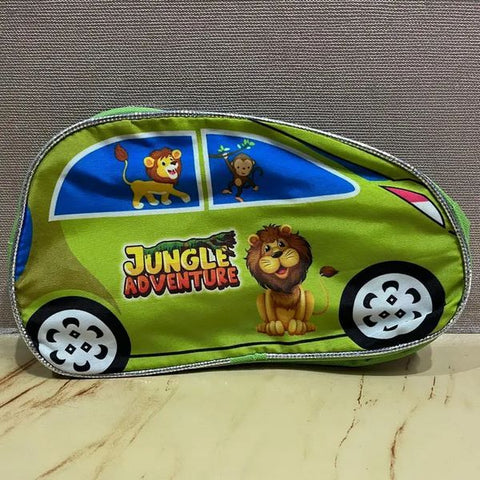 Kids Car Theme Pouch - Green - EKSS0180 - 5