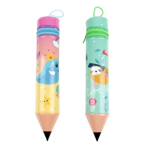 Kids School Pouch Pencile Theme 1Pc Ranom Design Will Be Shipped - EKSS0182