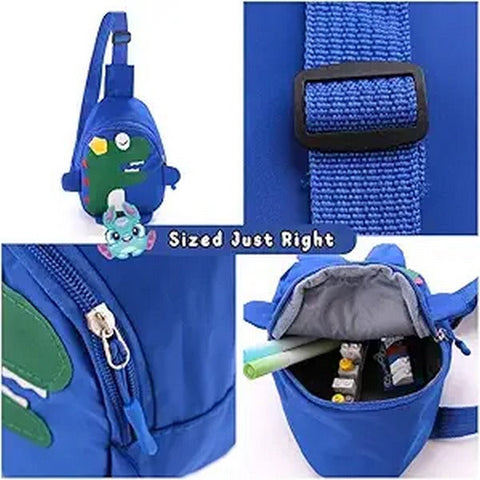 Dino Chest Bag - Blue - EKSS0184 - 3