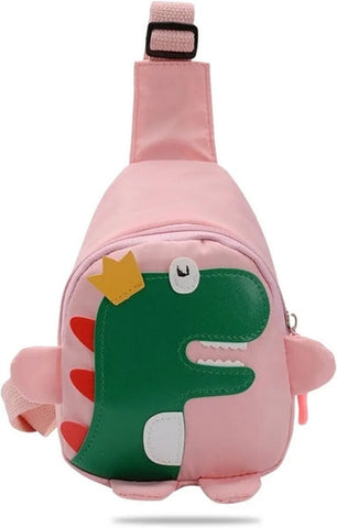 Dino Chest Bag - Baby Pink - EKSS0184 - 4