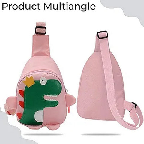 Dino Chest Bag - Baby Pink - EKSS0184 - 4