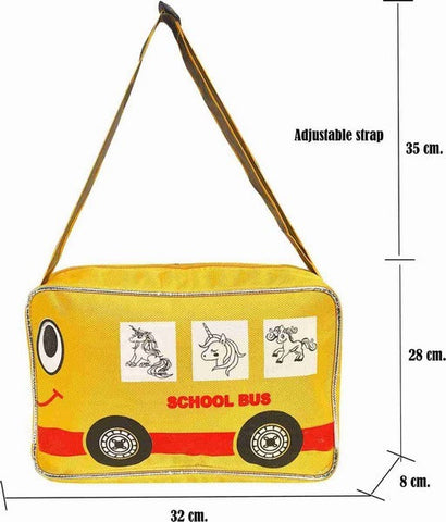 School Bus Theme Duffle Bag - Yellow - EKSS0186 - 2