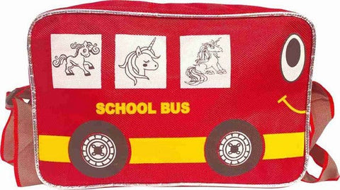 School Bus Theme Duffle Bag - Red - EKSS0186 - 3