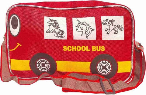 School Bus Theme Duffle Bag - Red - EKSS0186 - 3