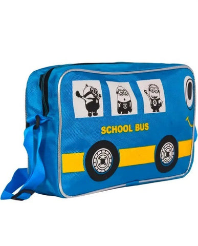 School Bus Theme Duffle Bag - Sky Blue - EKSS0186 - 4