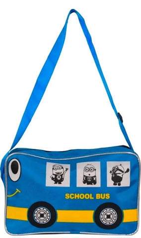 School Bus Theme Duffle Bag - Sky Blue - EKSS0186 - 4