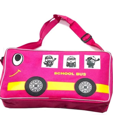 School Bus Theme Duffle Bag - Pink - EKSS0186 - 6