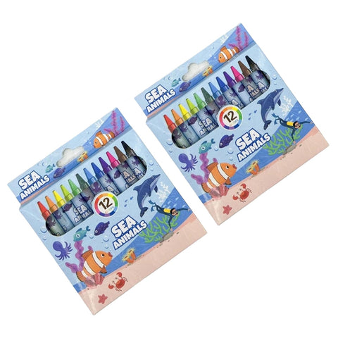 Kids Cartoon Colour Crayon Set (12 Colours ) - EKSS0193