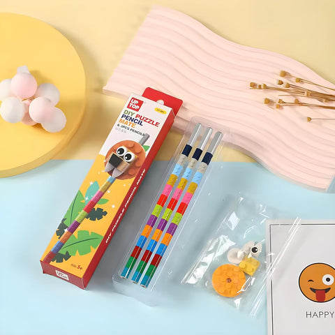 Diy Puzzle Pencil Mate Pack Of 3 - EKSS0194
