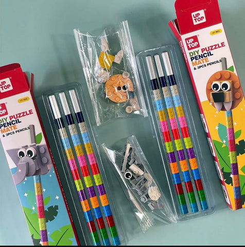 Diy Puzzle Pencil Mate Pack Of 3 - EKSS0194