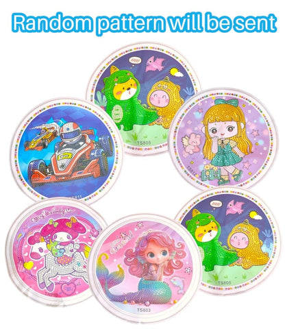 Cartoon Diamond Painting Kits For Kids Random Colours - EKSS0200