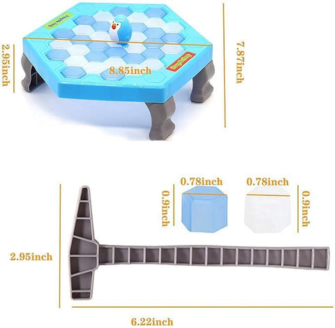 Extrokids Larger Size Save the Penguin Don't Break The Ice Penguin Trap Party Funny Toys Board Game BIG - EKT3429