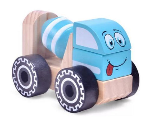 Wooden Premium Toys Concrete Mixer - EKT2174