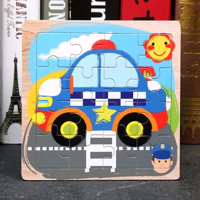 Wooden Jigsaw puzzle - 1 pc random design will be shipped - EKT2400