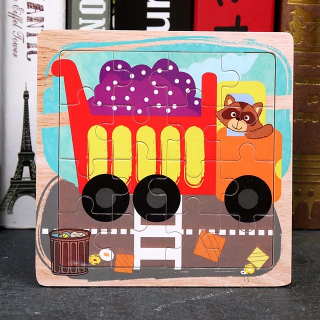 Wooden Jigsaw puzzle - 1 pc random design will be shipped - EKT2400
